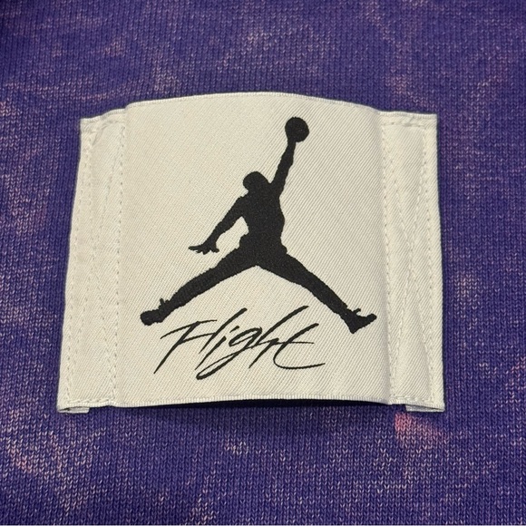 Jordan Men Hoodie Purple Medium Hooded Sweatshirt - Picture 3 of 10